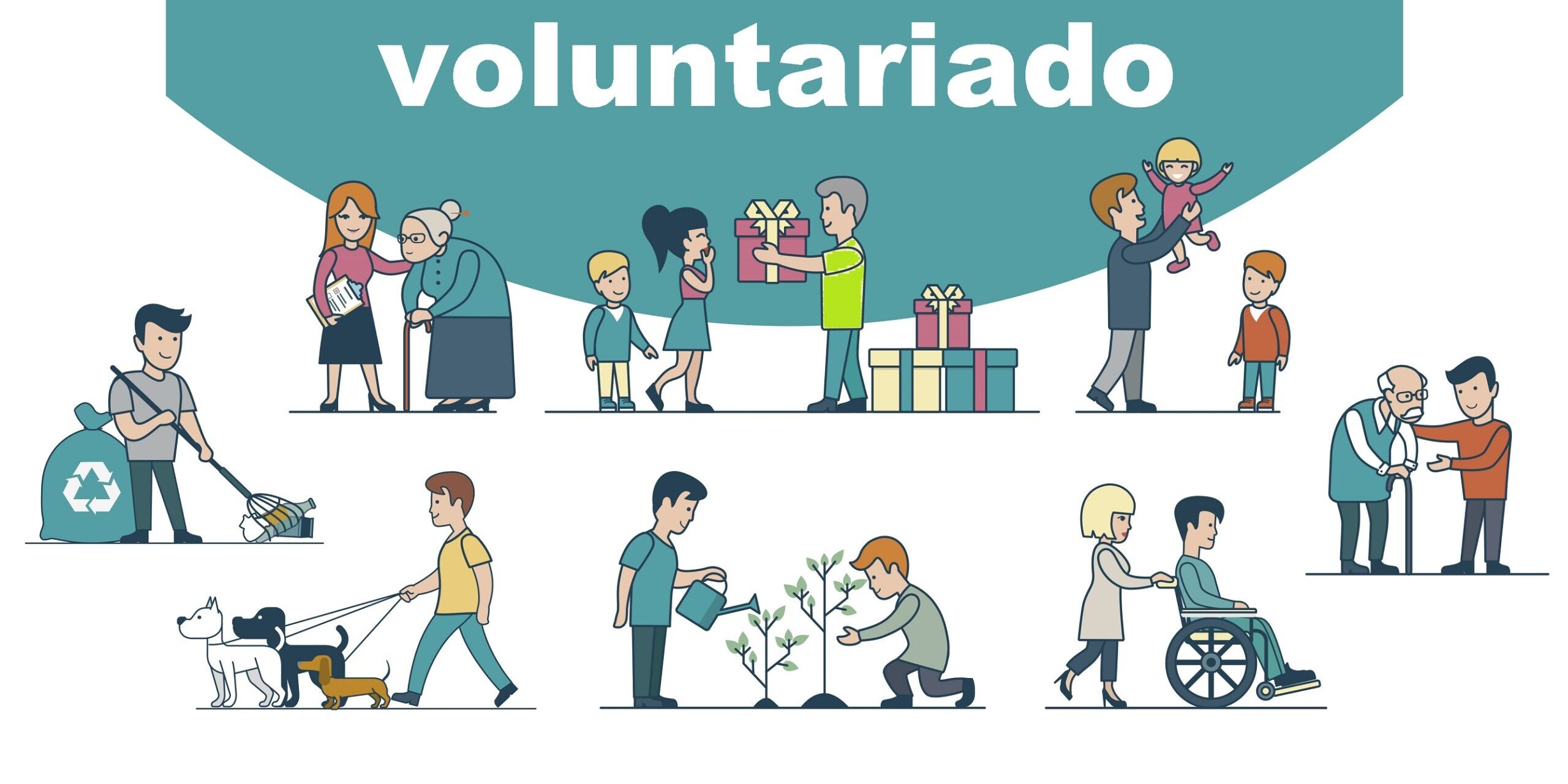 Participación de los adultos mayores a través del voluntariado